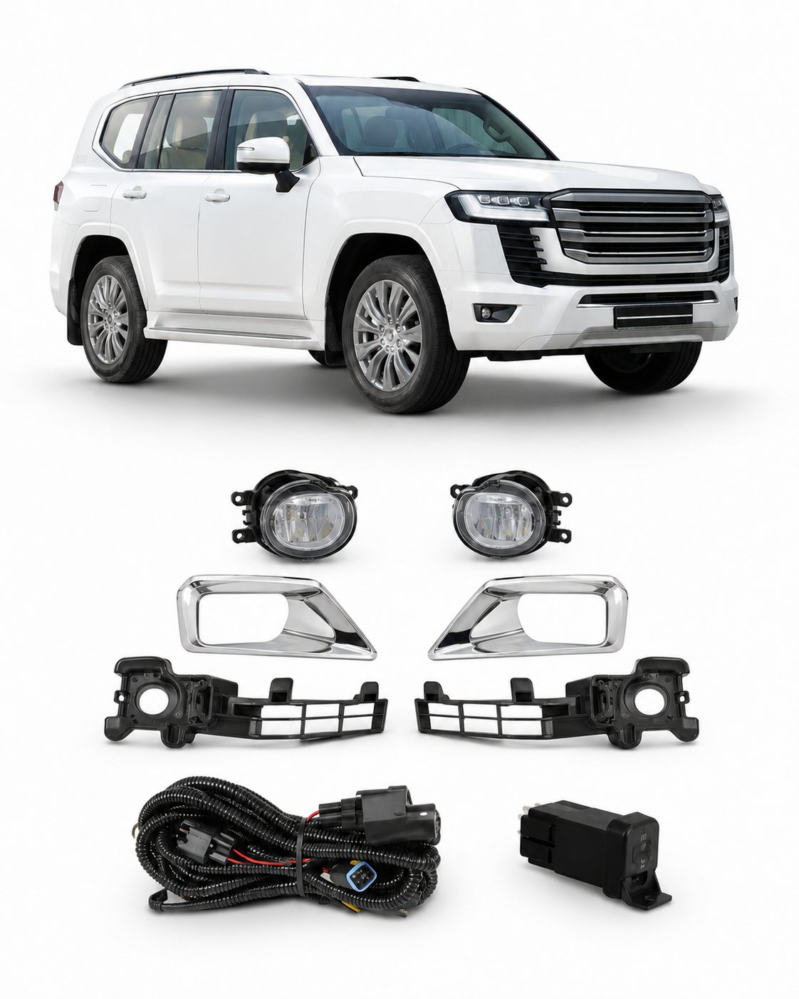 Toyota Land Cruiser LC200 2016-2021 Fog Lamp Kit