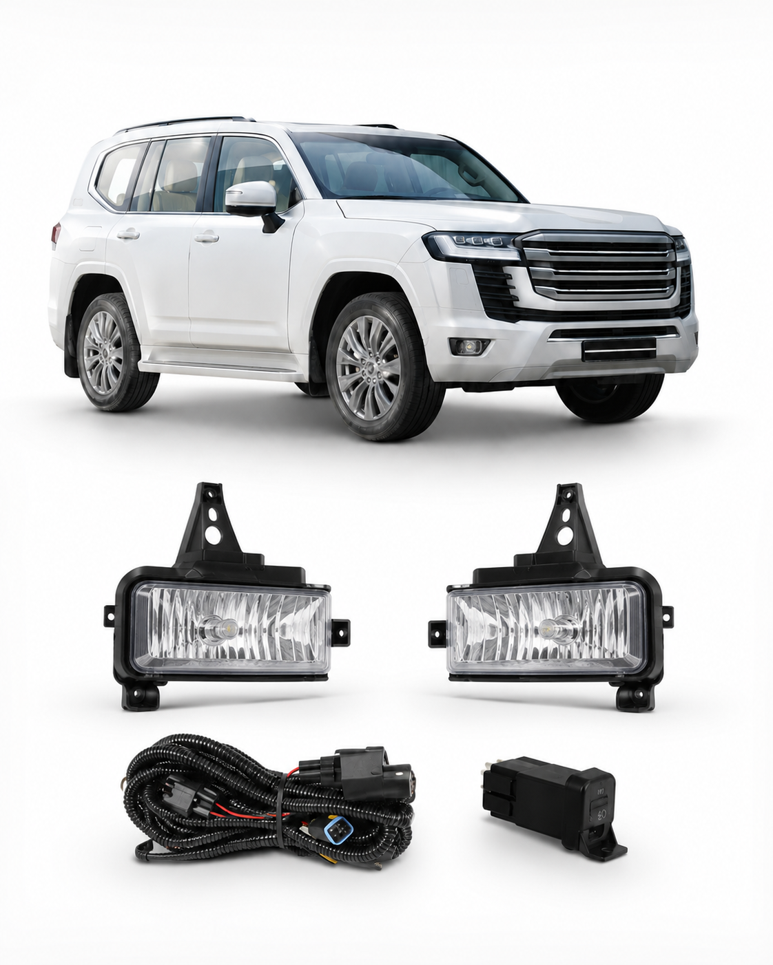 Toyota Land Cruiser FJ200 2007-2011 Fog Lamp Kit