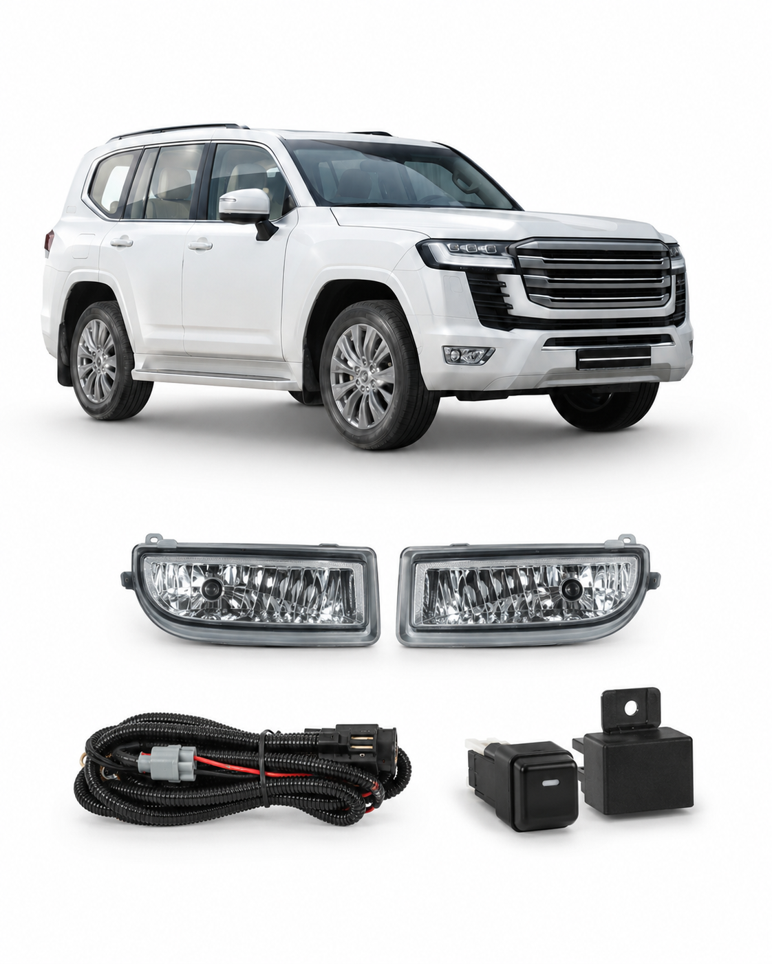 Toyota Land Cruiser FJ100 1998-2007 Fog Lamp Kit