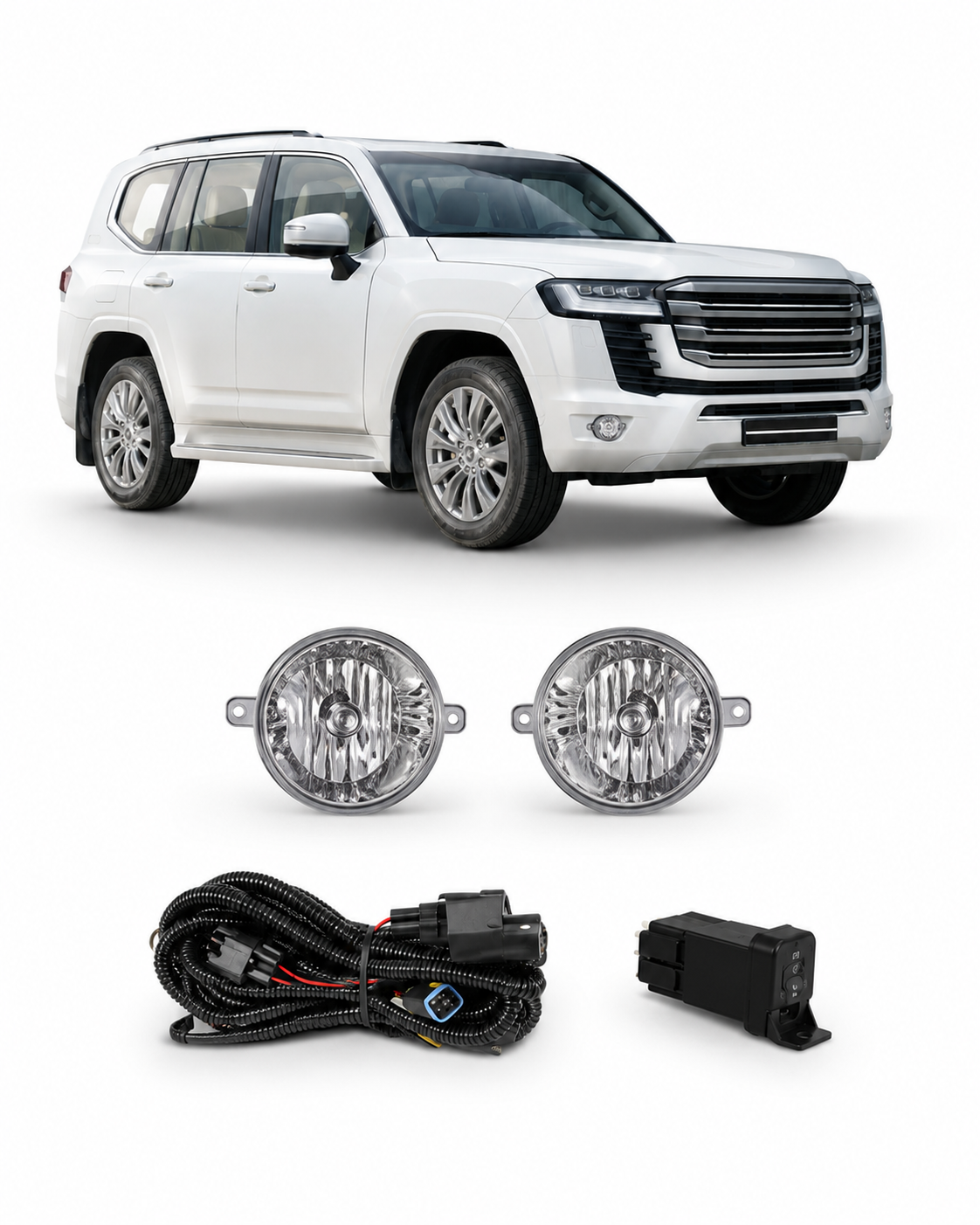 Toyota Land Cruiser FJ70 Heavy Duty Fog Lamp Kit