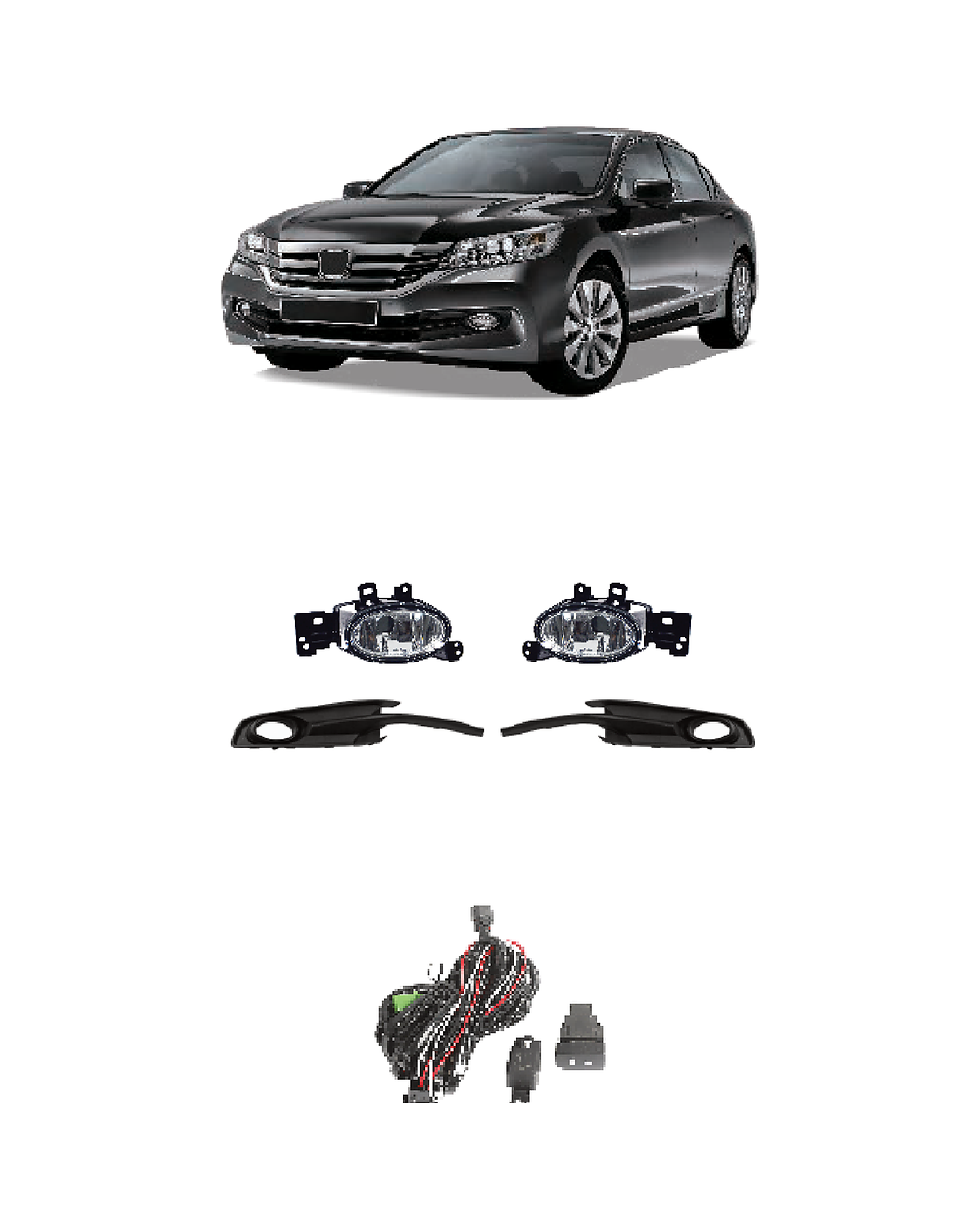Honda Accord (CR2) 2014 (JSJ-HD-010) Fog Lamp Kit