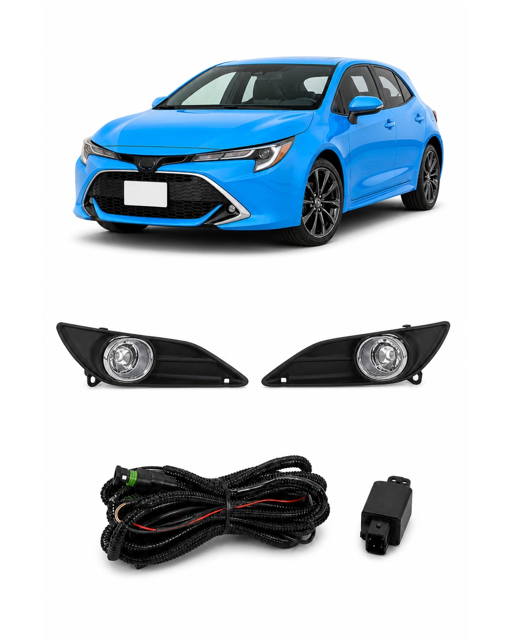 Toyota Corolla Hatchback (JP Type) / Auris 2019–On (JSJ-TY-087) Fog Lamp Kit
