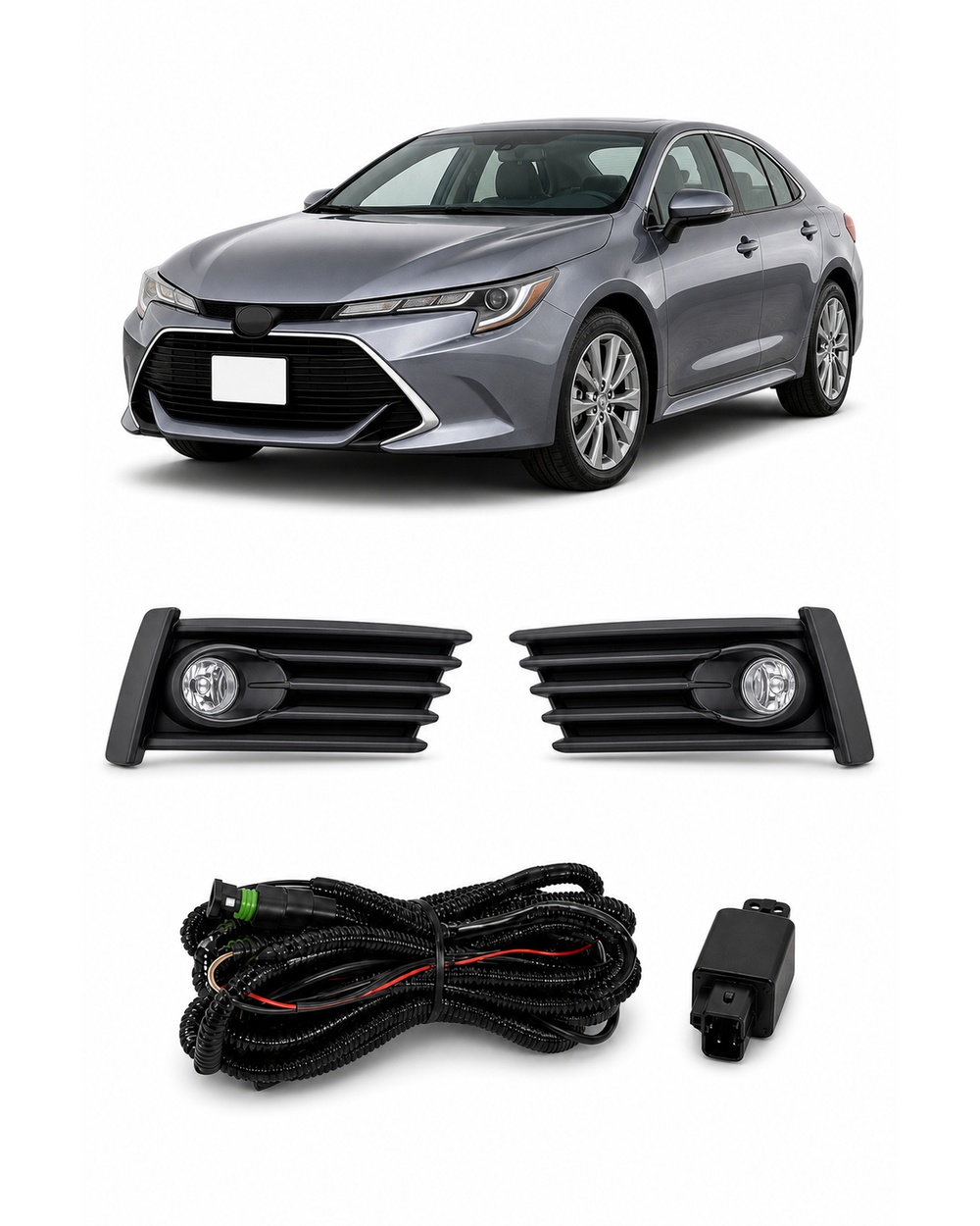 Toyota Corolla (Europe Type) 2017–2018 (JSJ-TY-092) Fog Lamp Kit