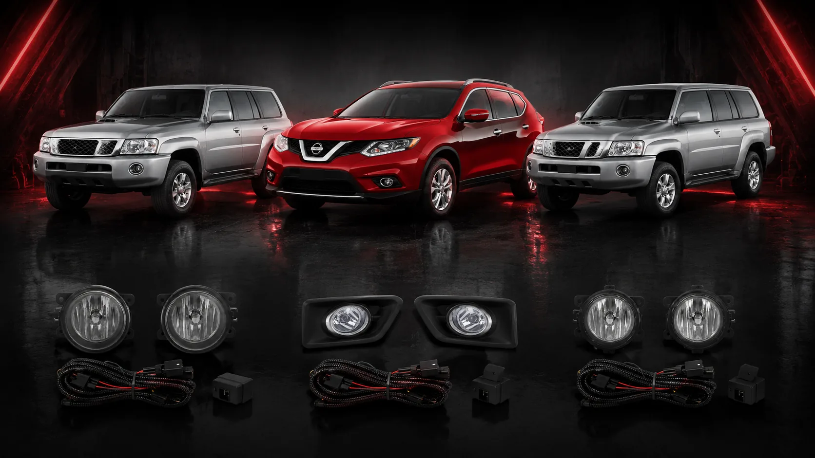 Nissan fog lamp and DRL product series