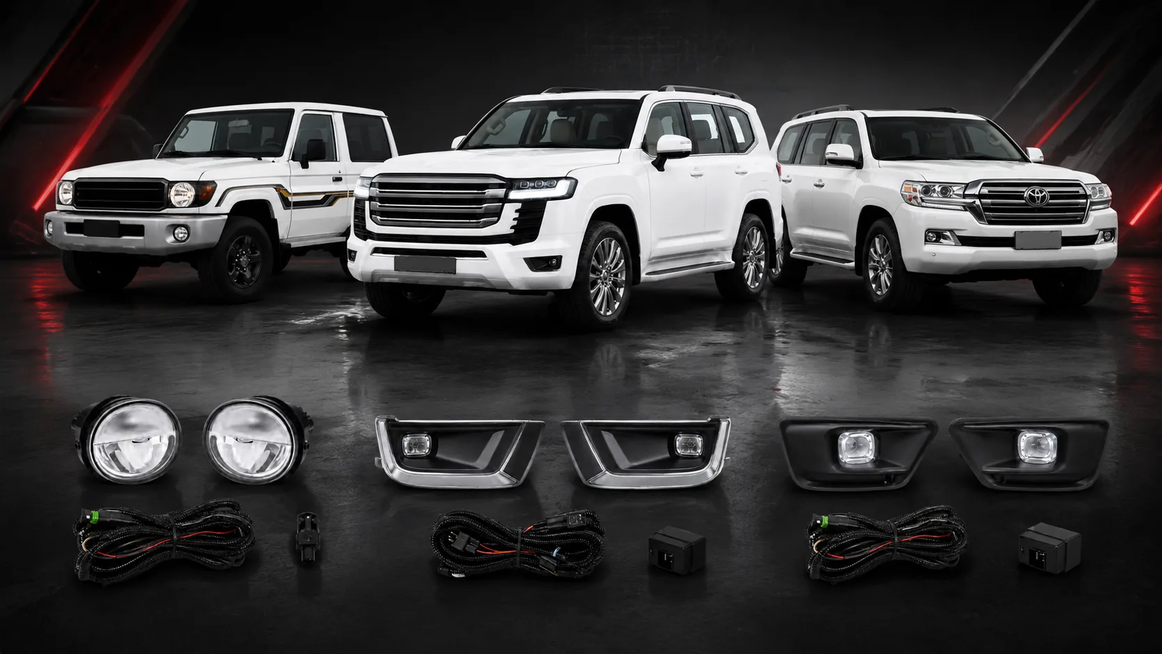 Toyota fog lamp and DRL product series