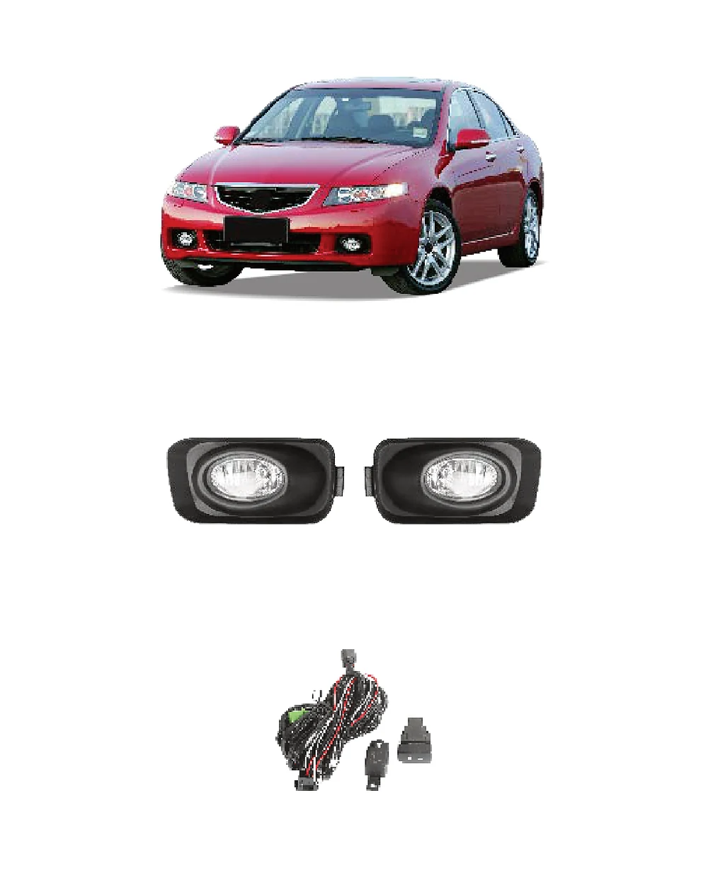 Honda Accord 2002 lighting kit