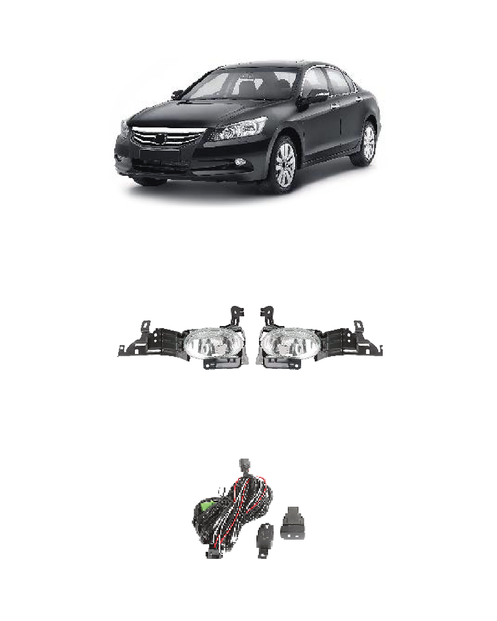 Honda Accord 2011–2012 (JSJ-HD-006) Fog Lamp Kit product image