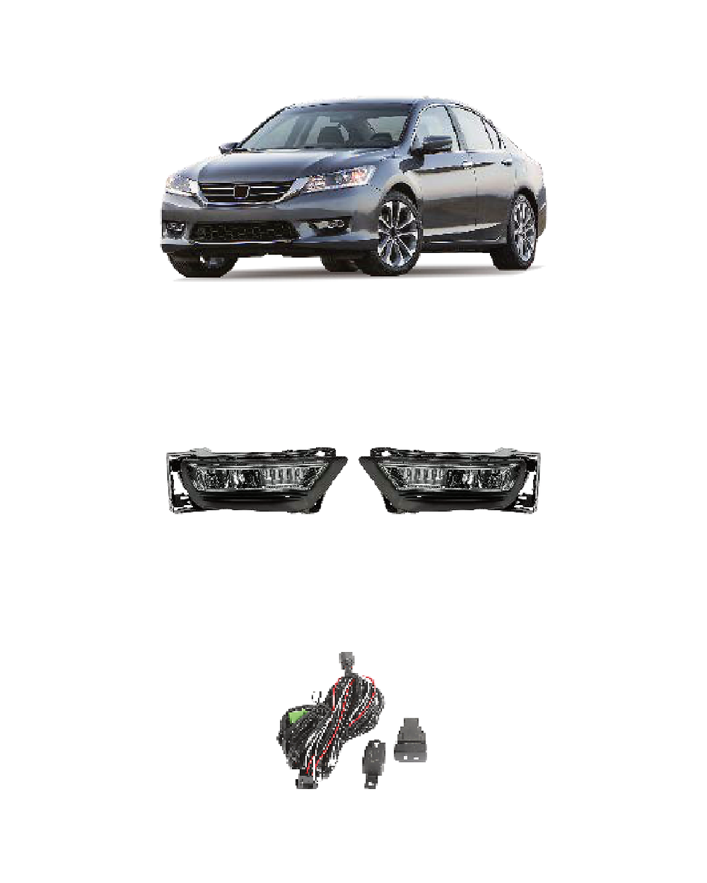 Honda Accord (CR2) 2012–2015 (JSJ-HD-008) Fog Lamp Kit