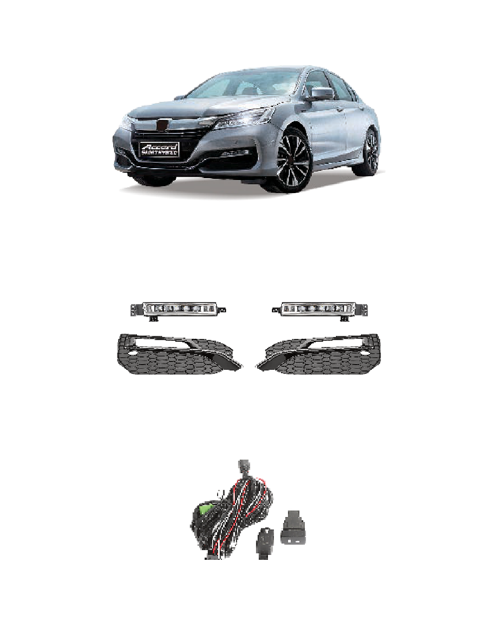 Honda Accord 2016 (JSJ-HD-012) Fog Lamp Kit