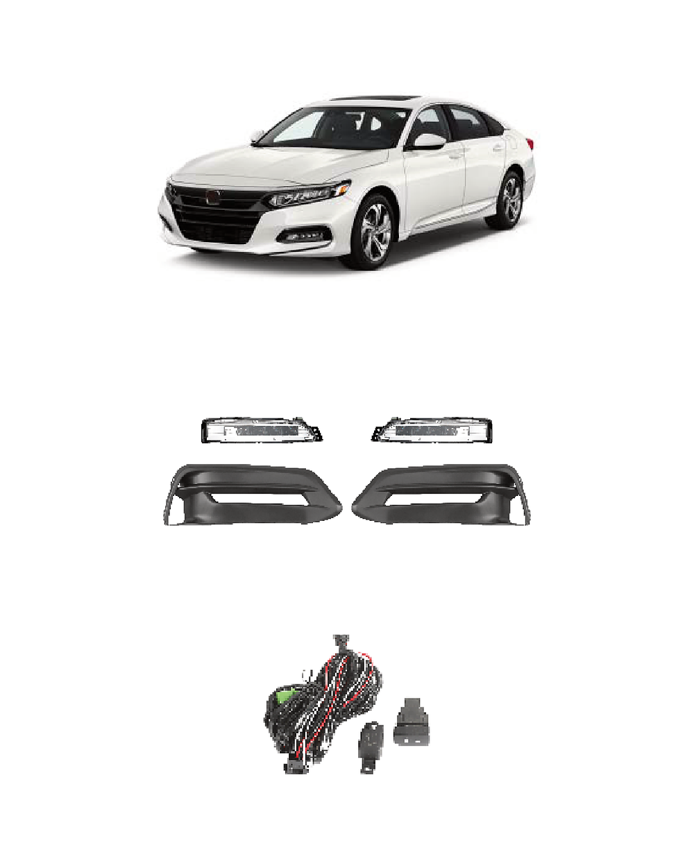Honda Accord 2018 (JSJ-HD-014) Fog Lamp Kit product image