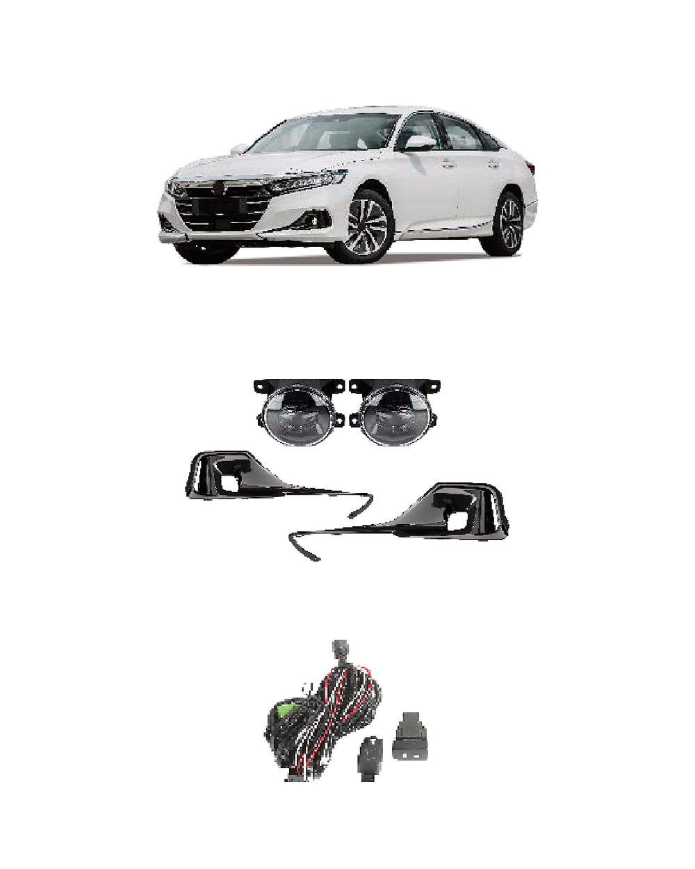 Honda Accord 2022 (JSJ-HD-016) Fog Lamp Kit product image