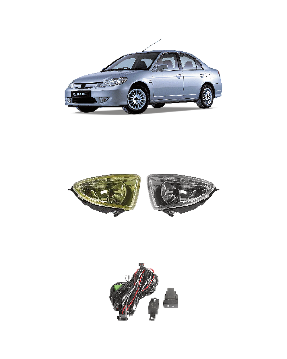 FOR HD CIVIC 2004~2005 JSJ-HD-019 product image
