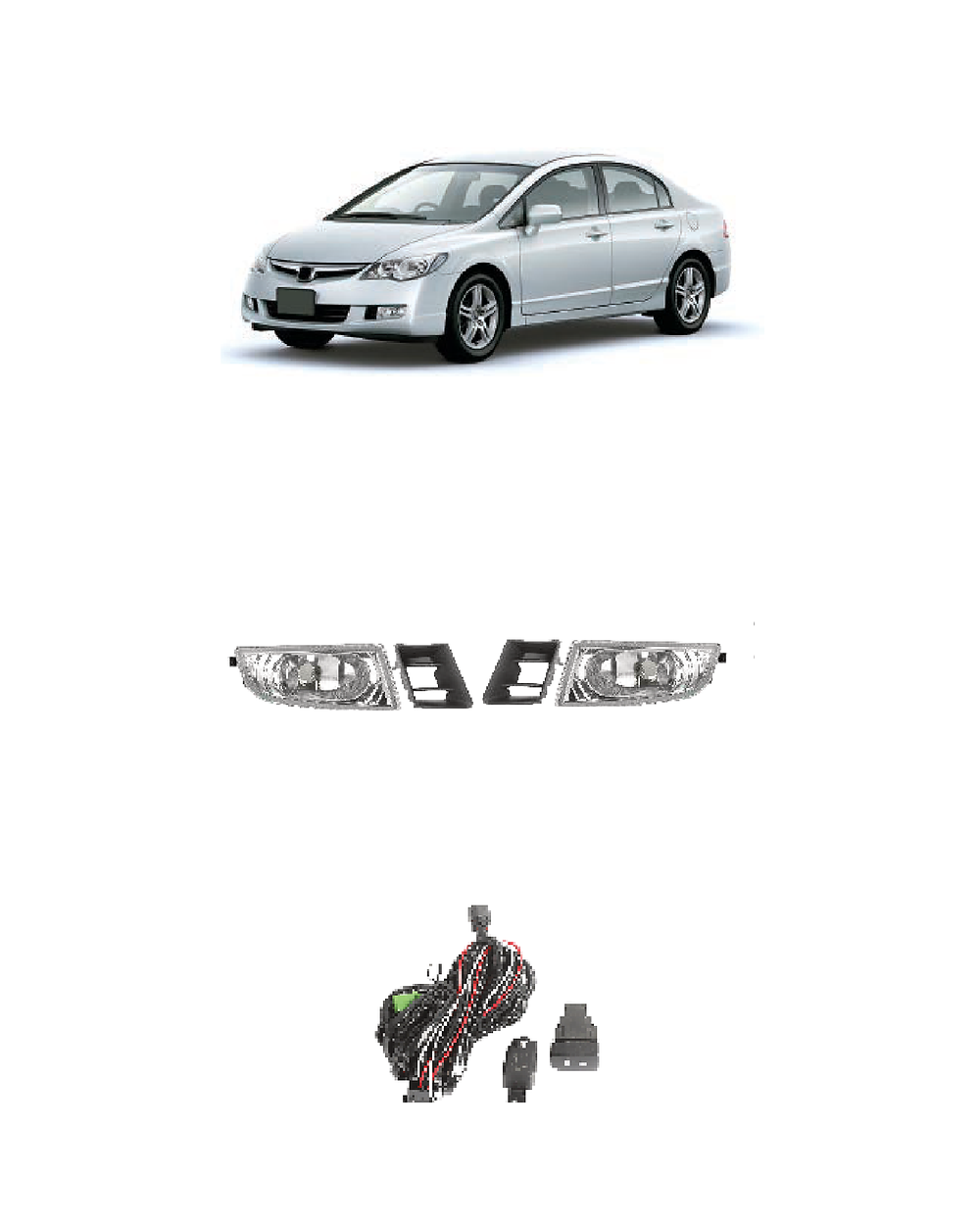 FOR HD CIVIC 2006~2008 JSJ-HD-020 product image