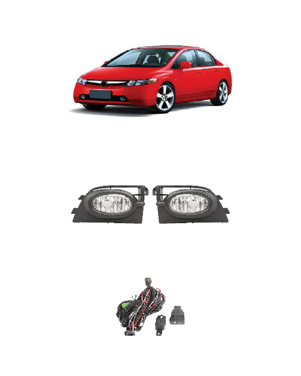 FOR HD CIVIC 2006~2008USATYPE JSJ-HD-021 product image