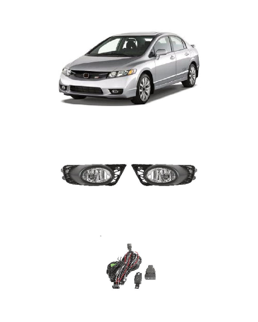 FOR HD CIVIC 2009~2011USATYPE JSJ-HD-023 product image