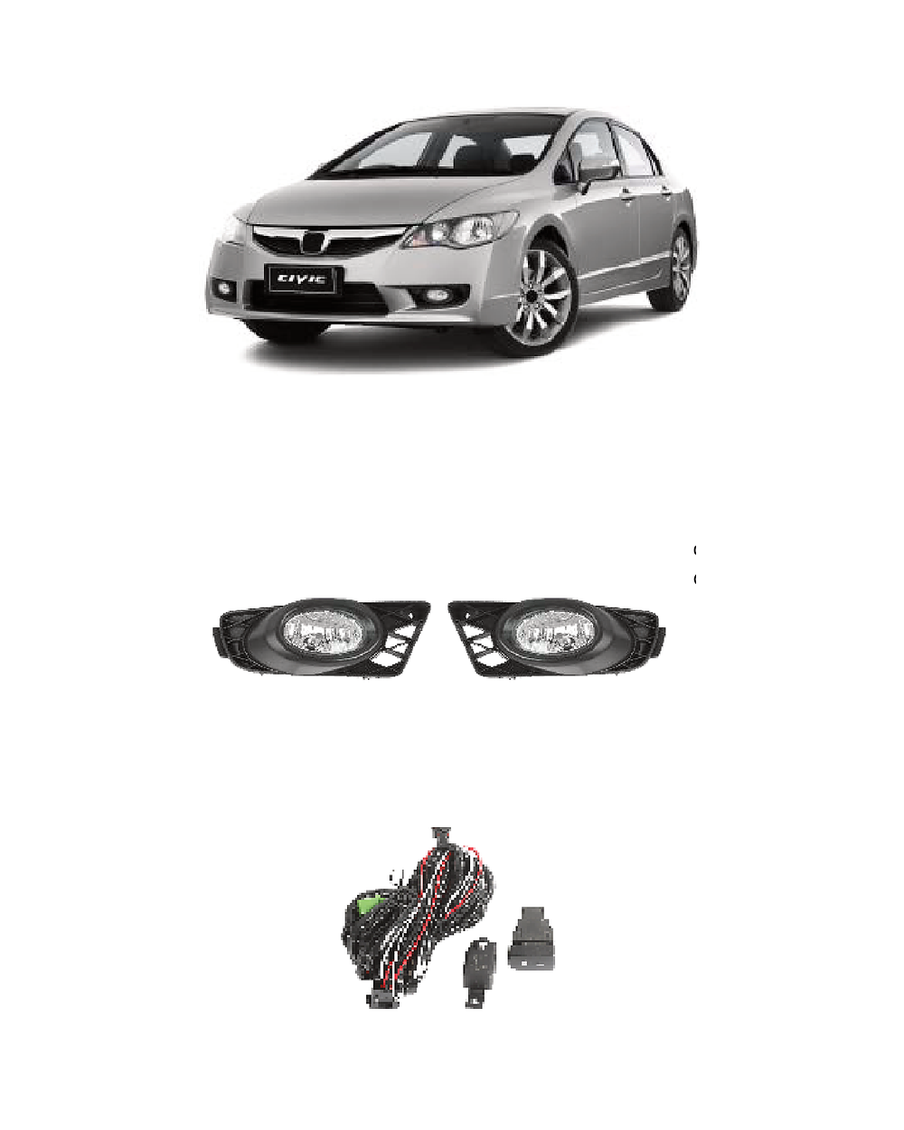 FOR HD CIVIC 2009~2011 JSJ-HD-024 product image