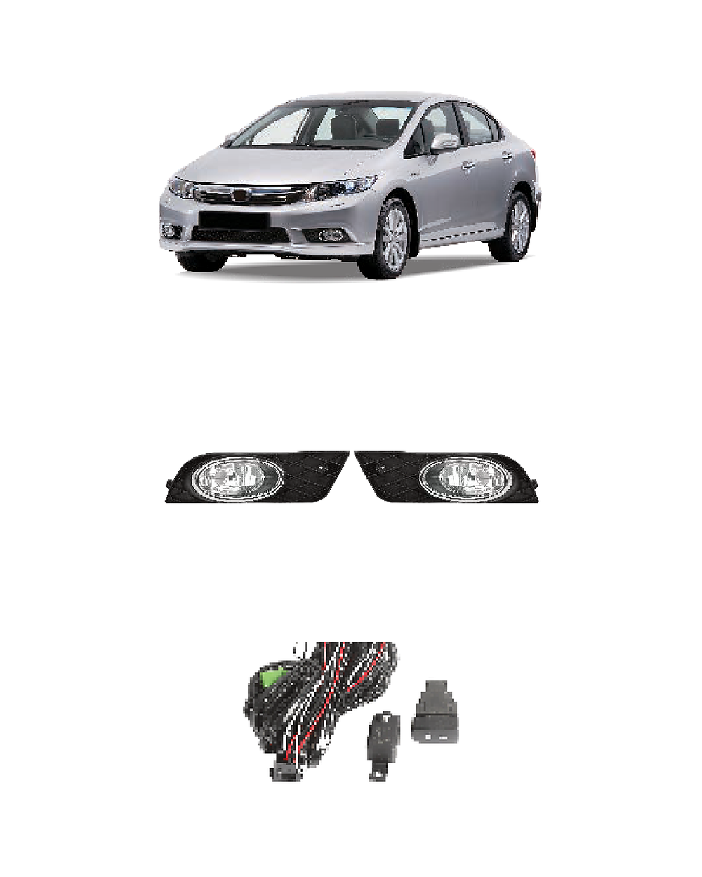 FOR HD CIVIC 2012 JSJ-HD-025 product image