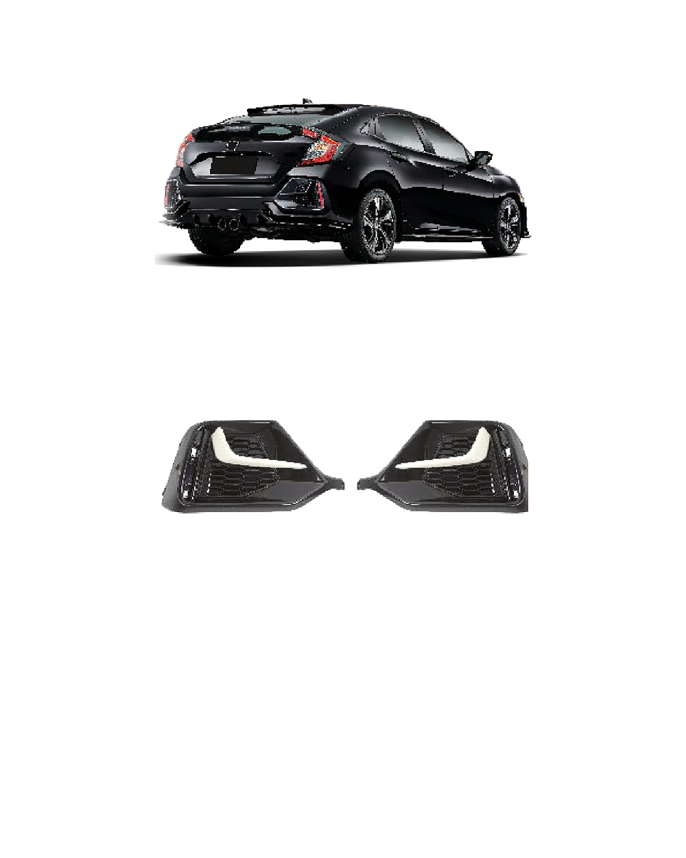 Honda Civic 2021 (JSJ-HD-034) Fog Lamp Kit product image