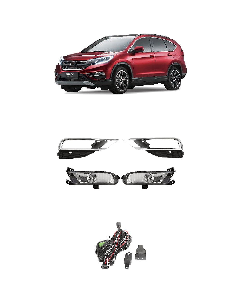 Honda CR-V 2015 (JSJ-HD-043) Fog Lamp Kit