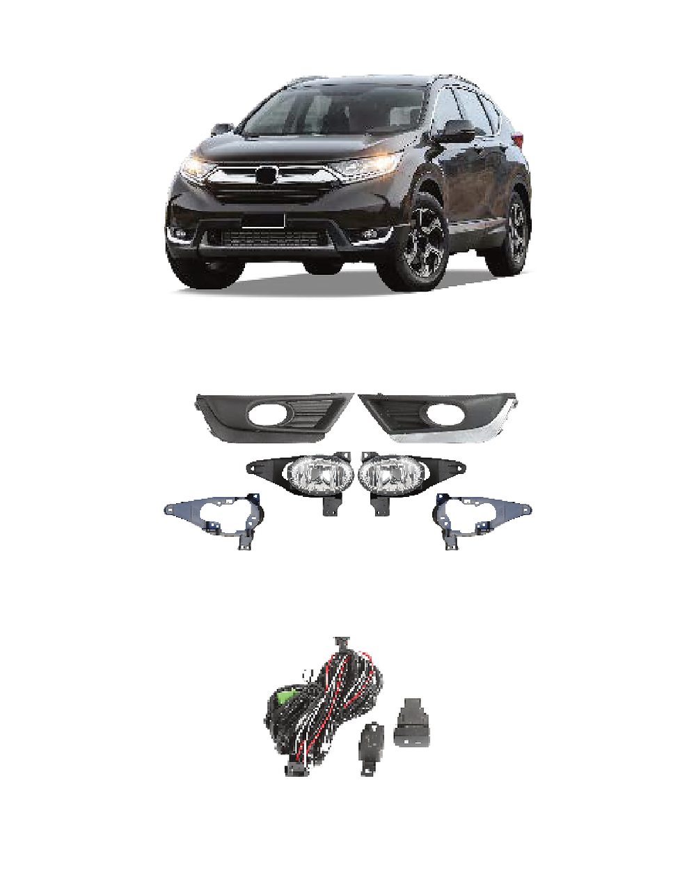 Honda CR-V 2017 (JSJ-HD-044) Fog Lamp Kit