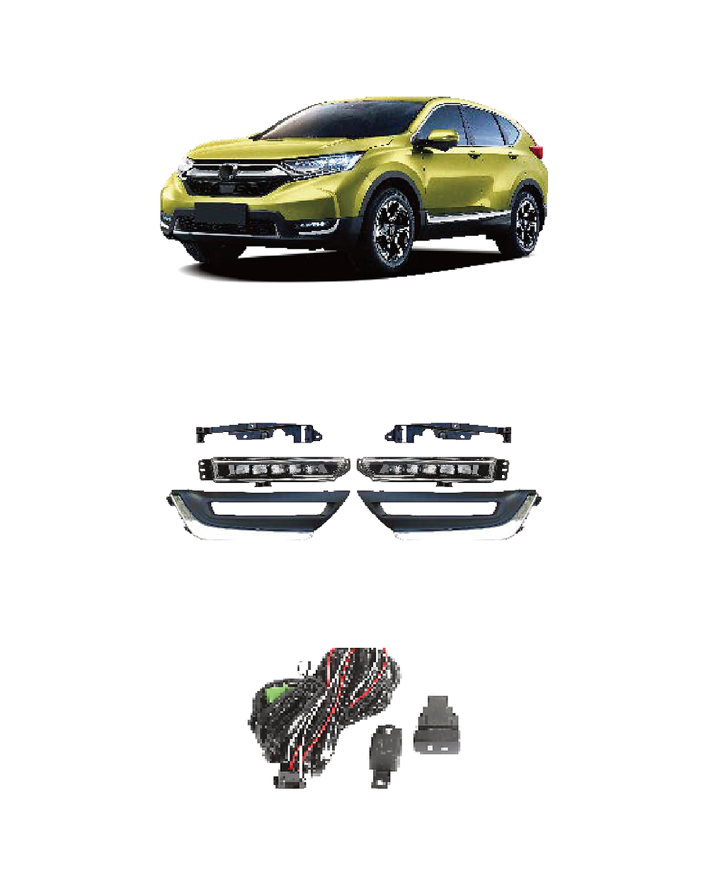 Honda CR-V 2017 (JSJ-HD-045) Fog Lamp Kit