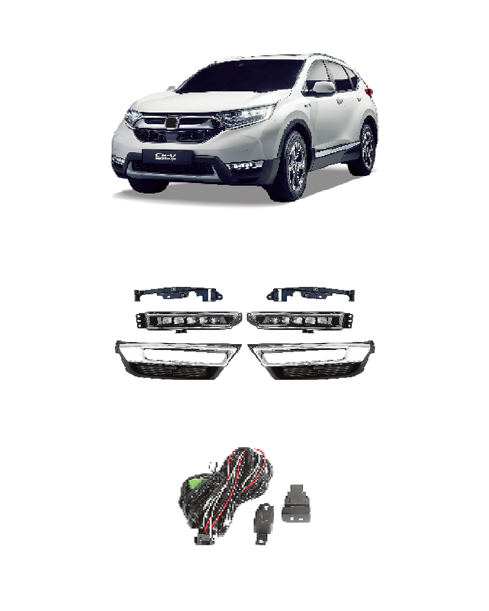Honda CR-V 2017 (JSJ-HD-046) Fog Lamp Kit