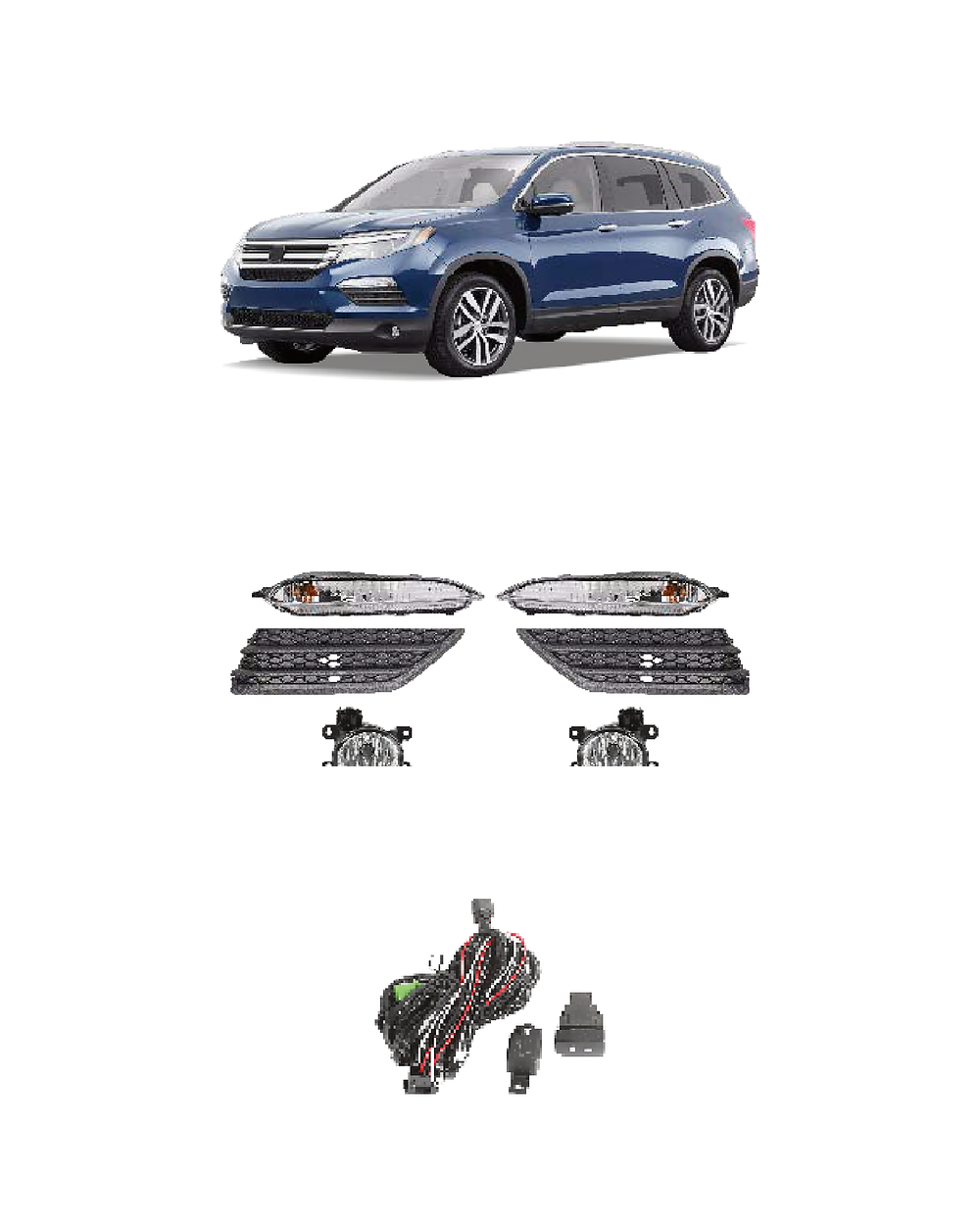 FOR HD PILOT 2016-2018 JSJ-HD-053 product image