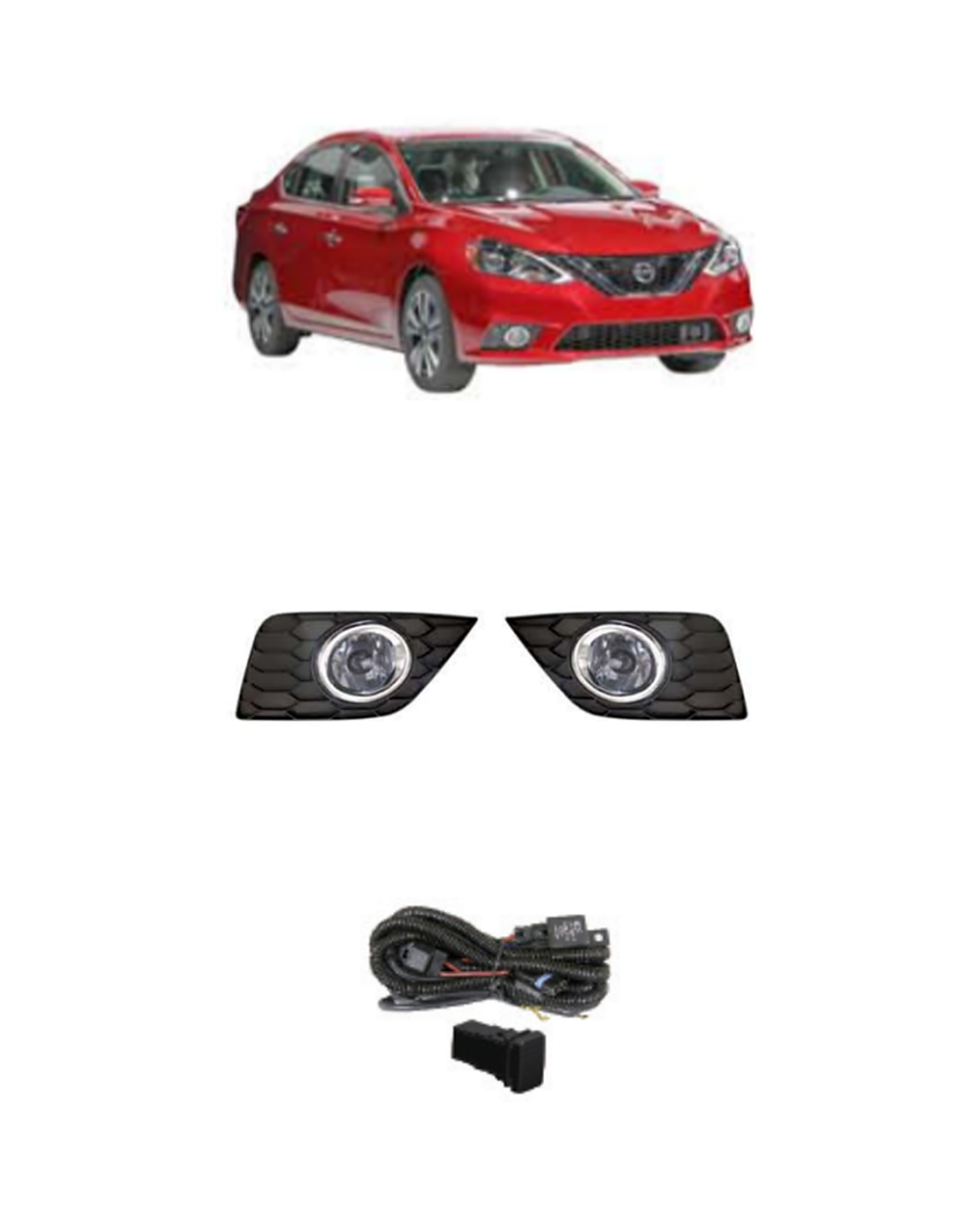 Nissan Sentra / Sylphy 2016–2017 (JSJ-NS-034) Fog Lamp Kit product image