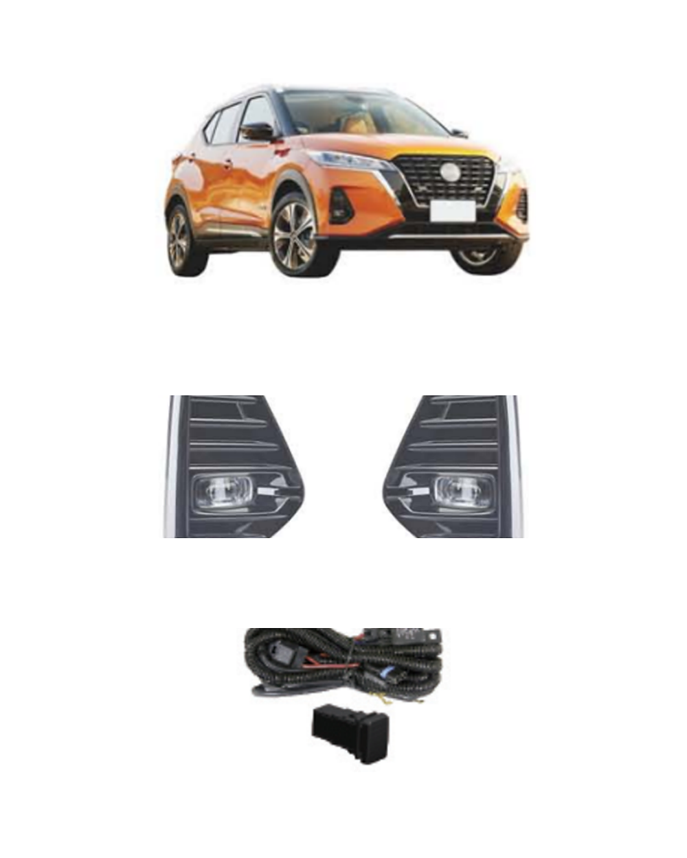 Nissan Kicks 2021–On (JSJ-NS-041) LED Fog Lamp Kit product image
