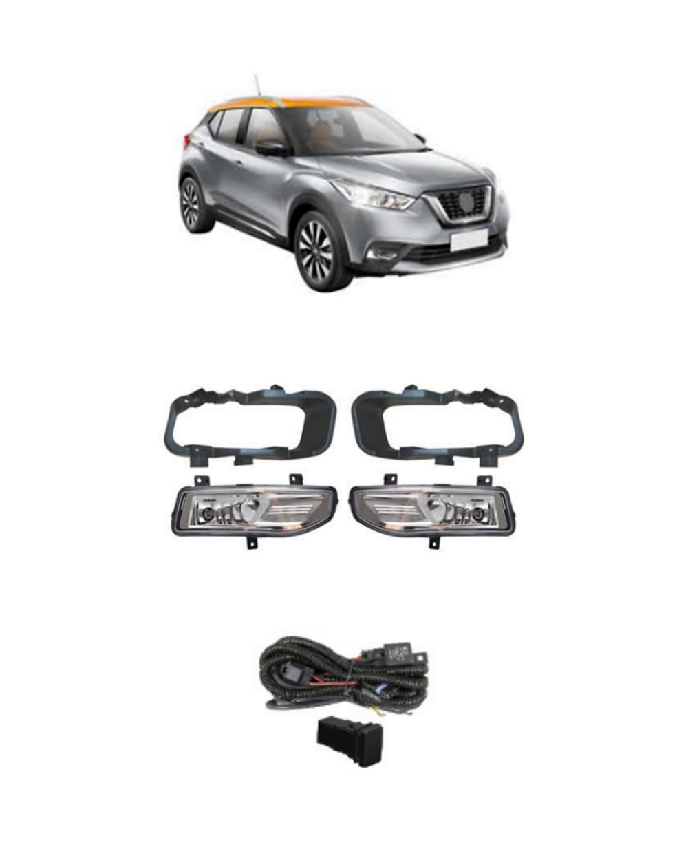 Nissan Kicks 2017–2019 (JSJ-NS-042) Fog Lamp Kit product image