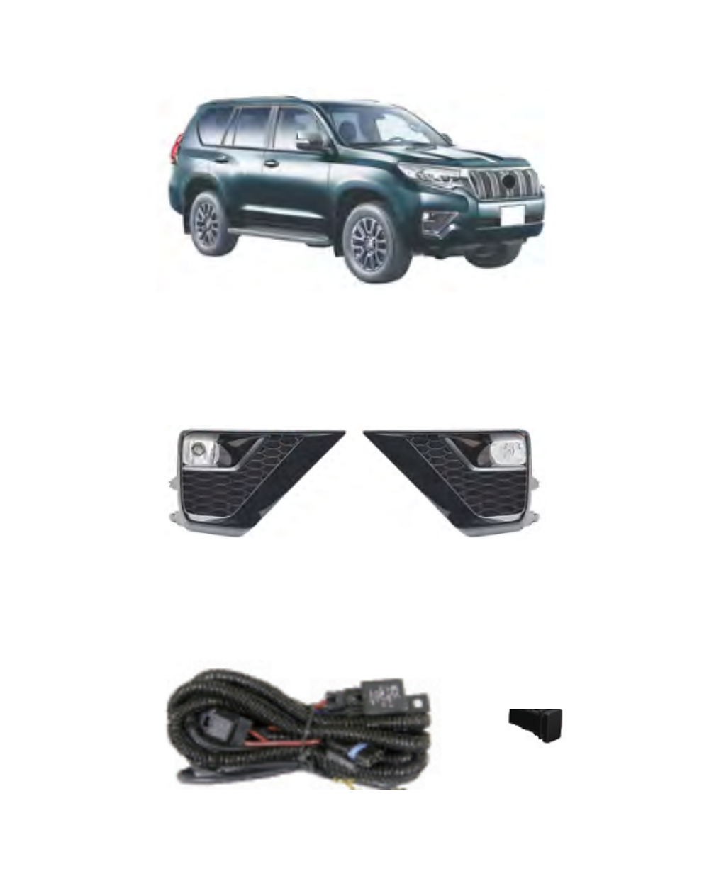 Toyota Prado (70th Anniversary Limited) (JSJ-TY-009) LED Fog Lamp Kit