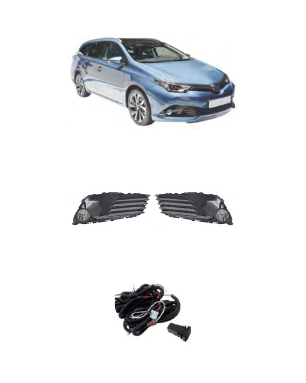 FOR TY AURIS HYBRID 2016-2018 JSJ-TY-035 product image