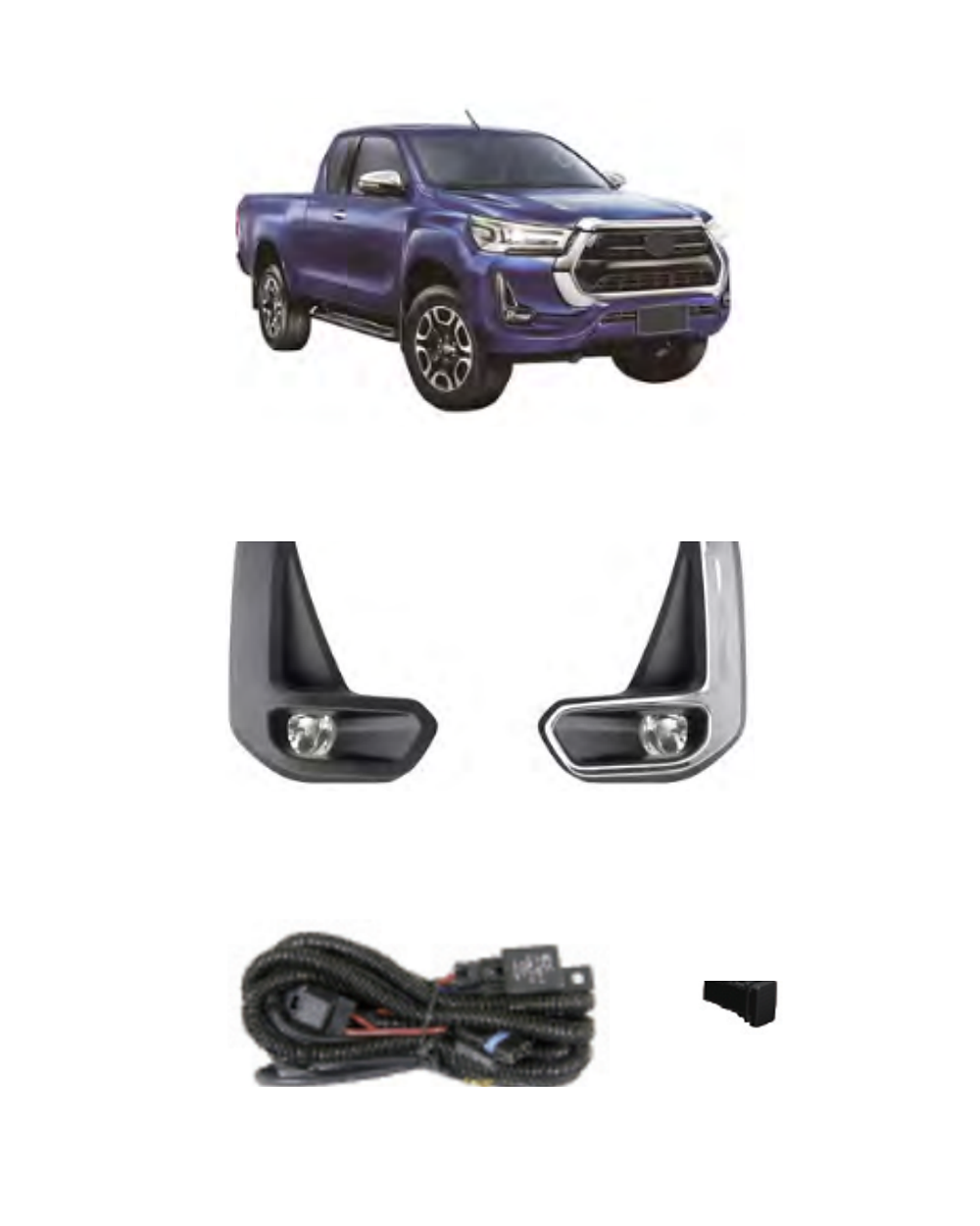 Toyota Hilux Revo 2020–On (JSJ-TY-039) Fog Lamp Kit