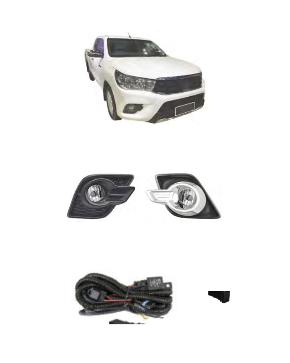Toyota Hilux Revo (Worldwide / ABS Bumper Type) 2015 (JSJ-TY-045) Fog Lamp Kit