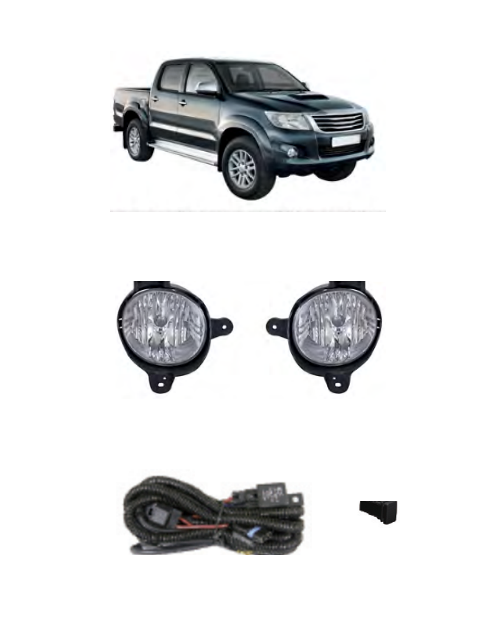 Toyota Hilux Vigo Champ 2011–2014 (JSJ-TY-047) Fog Lamp Kit