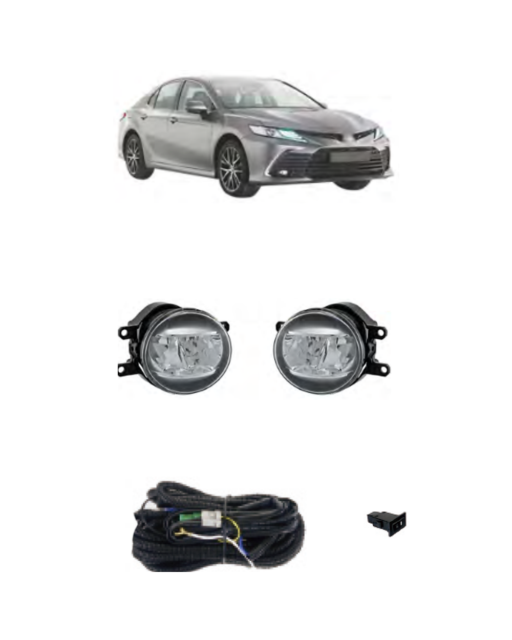 Toyota Camry SE 2021–On (JSJ-TY-068) Fog Lamp Kit