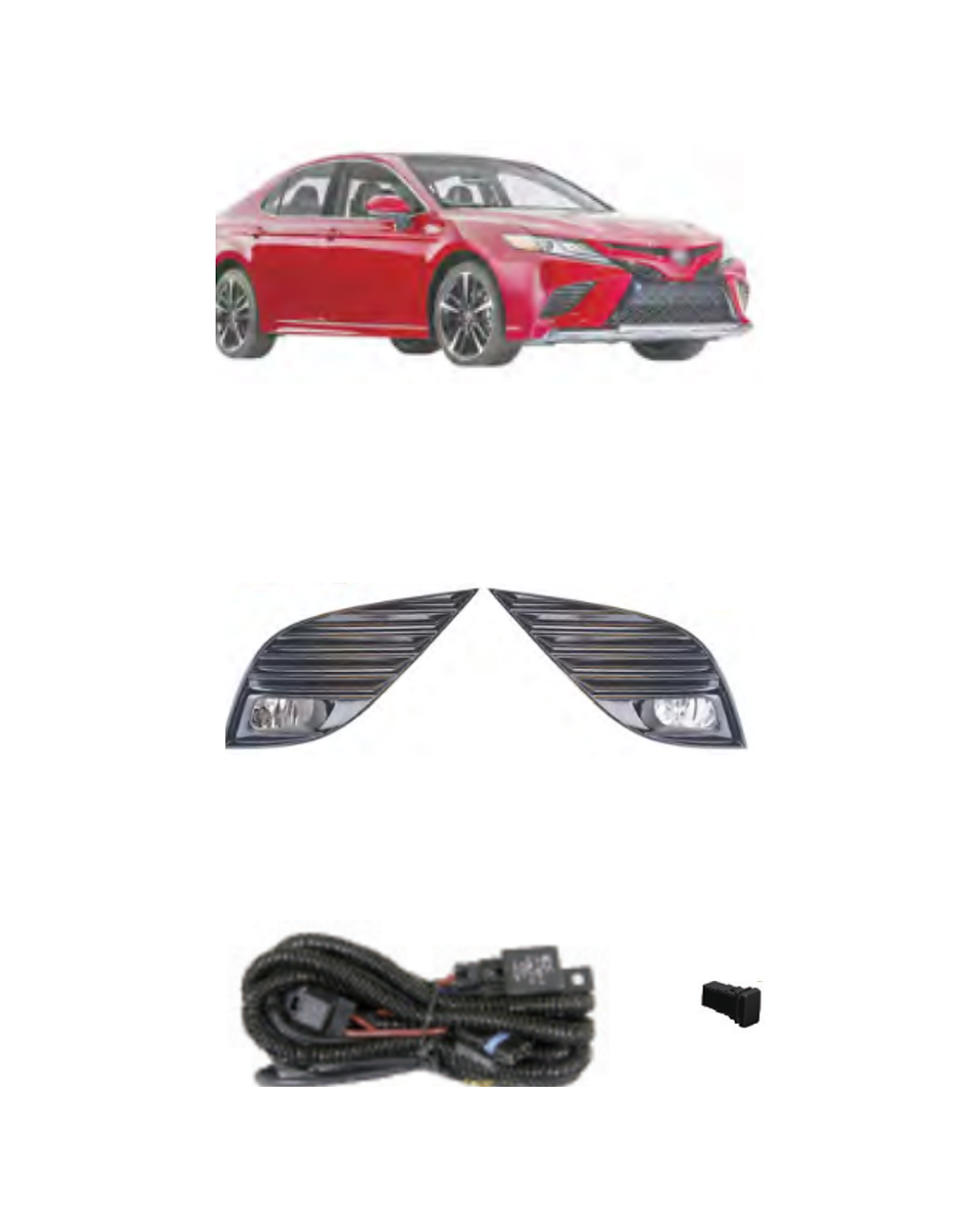 Toyota Camry 2018–2020 (JSJ-TY-070) Fog Lamp Kit