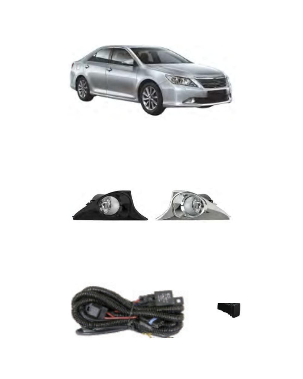 Toyota Camry / Aurion 2012–2014 (JSJ-TY-073) LED Fog Lamp Kit