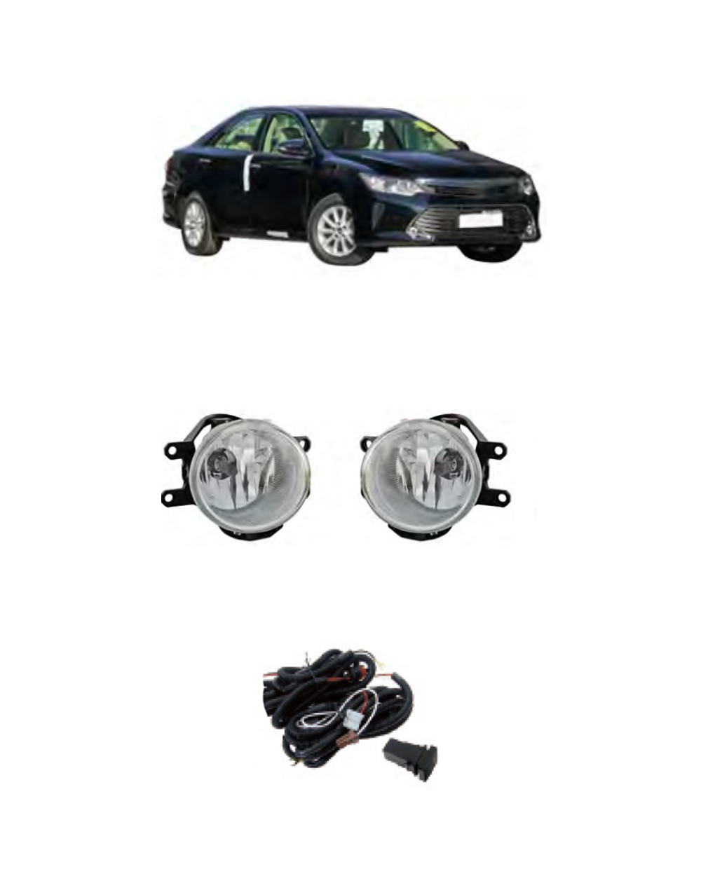 Toyota Camry Hybrid (Asia Type) / Aurion 2015–2016 (JSJ-TY-083) Fog Lamp Kit product image