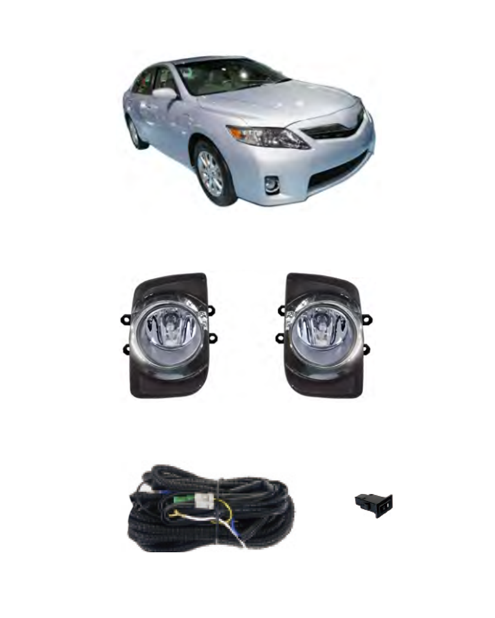Toyota Camry Hybrid (US Type) 2010–2014 (JSJ-TY-084) Fog Lamp Kit product image