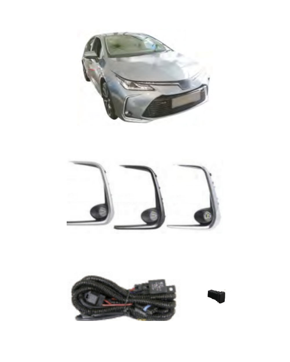 Toyota Corolla Sedan 2019–On (JSJ-TY-086) Fog Lamp Kit