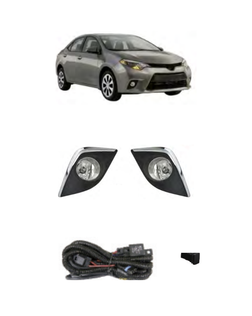 Toyota Corolla / Altis L / LE / Leeco 2014–2016 (JSJ-TY-095) Fog Lamp Kit product image