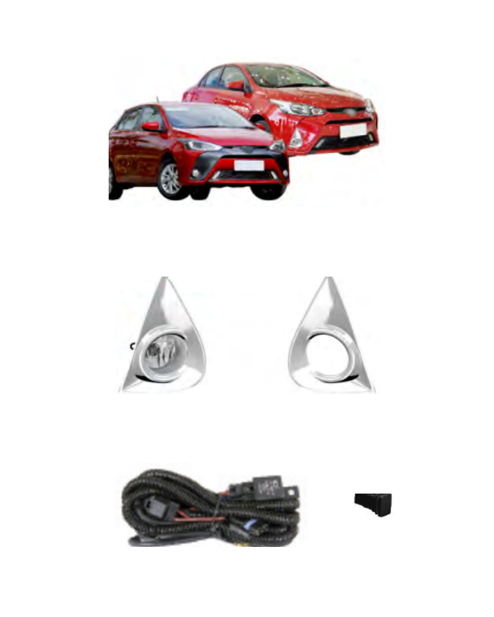 Toyota Yaris L / Hatchback 2016–2020 (JSJ-TY-119) Fog Lamp Kit product image