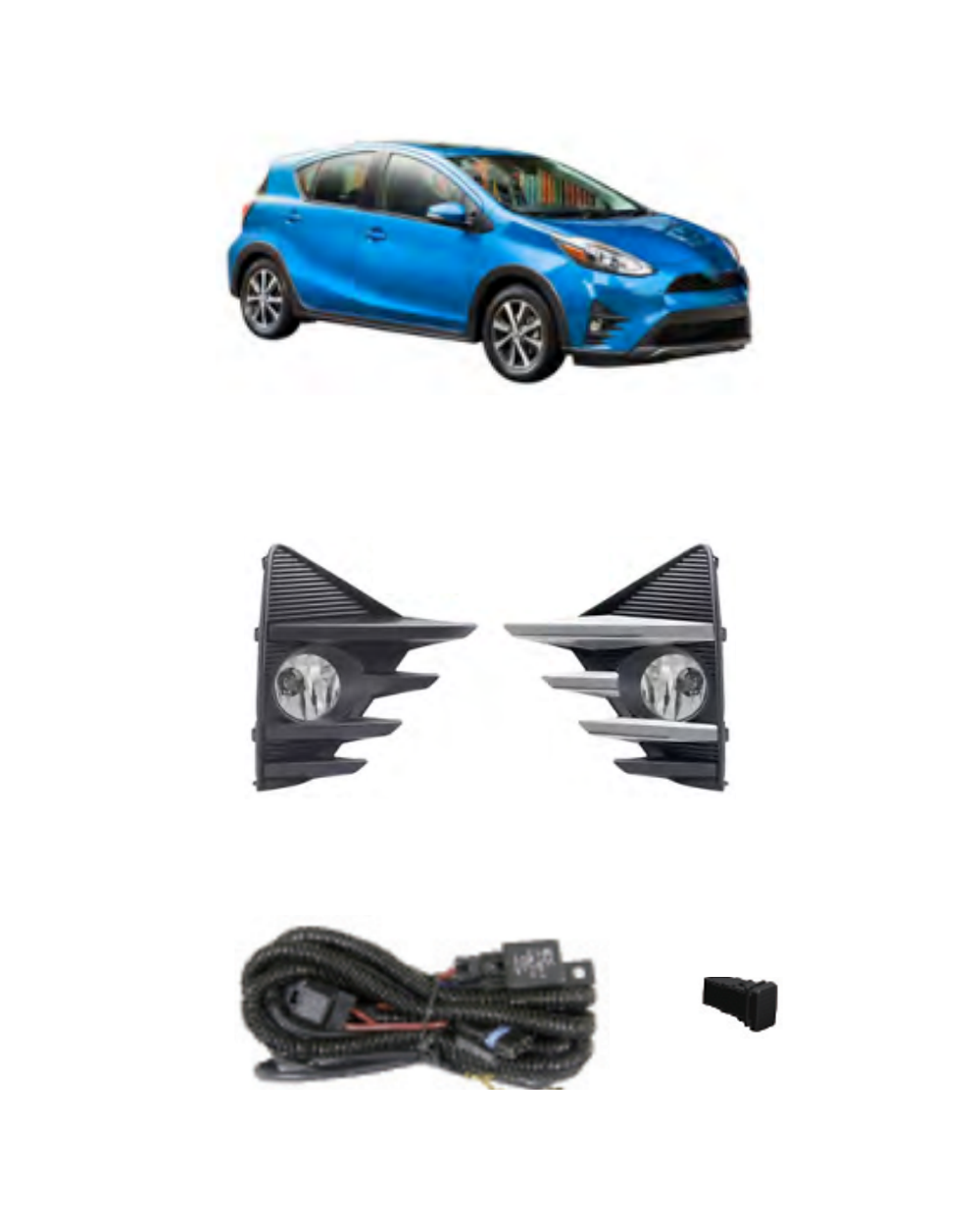 FOR TY PRIUSC/AQUACROSSOVER 2018-ON JSJ-TY-138 product image